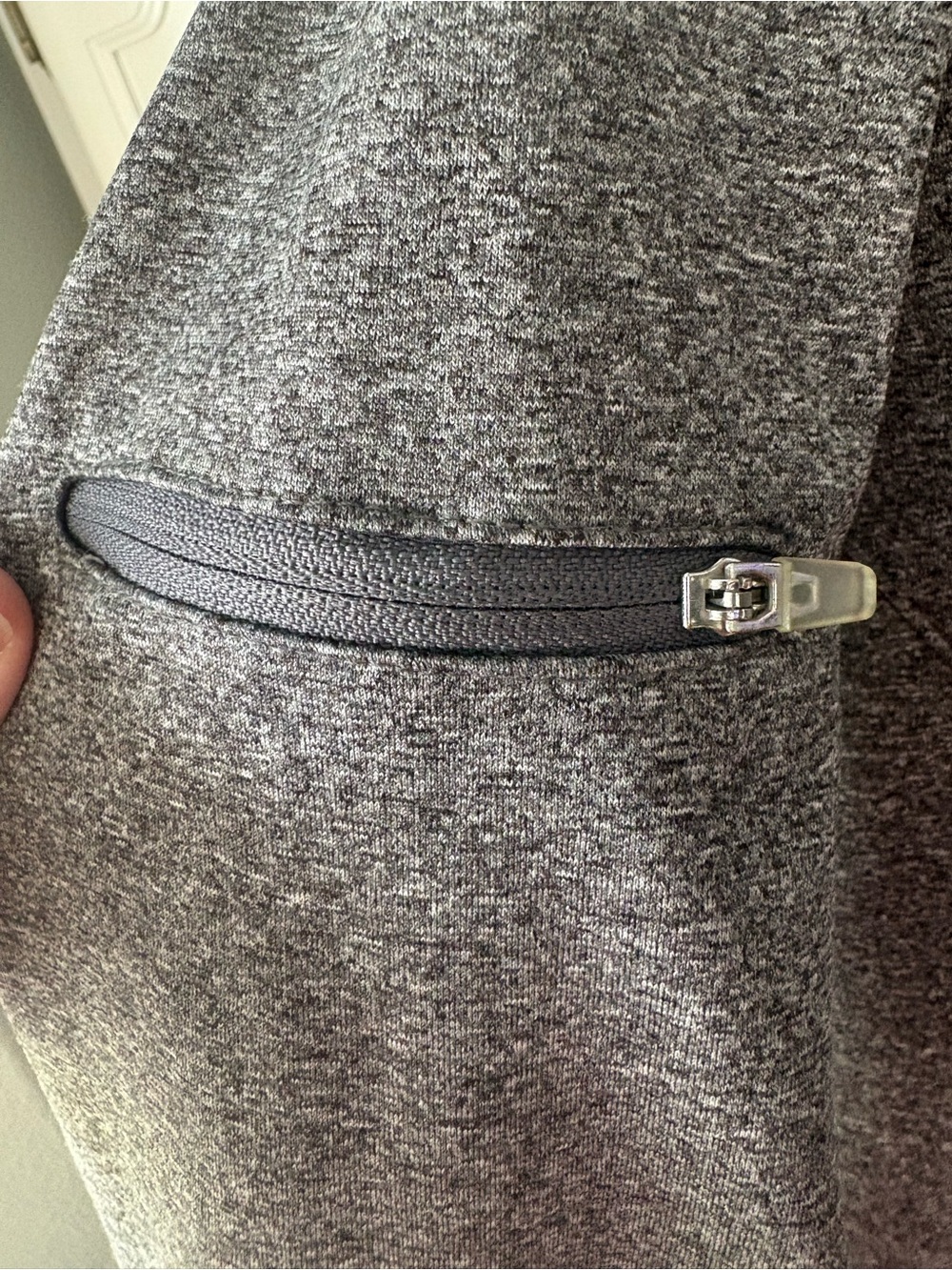 UNRL Men's Heather Gray Quarter-Zip Performance Pullover - Picture 5 of 8
